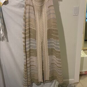 Striped Knit Maxi Skirt